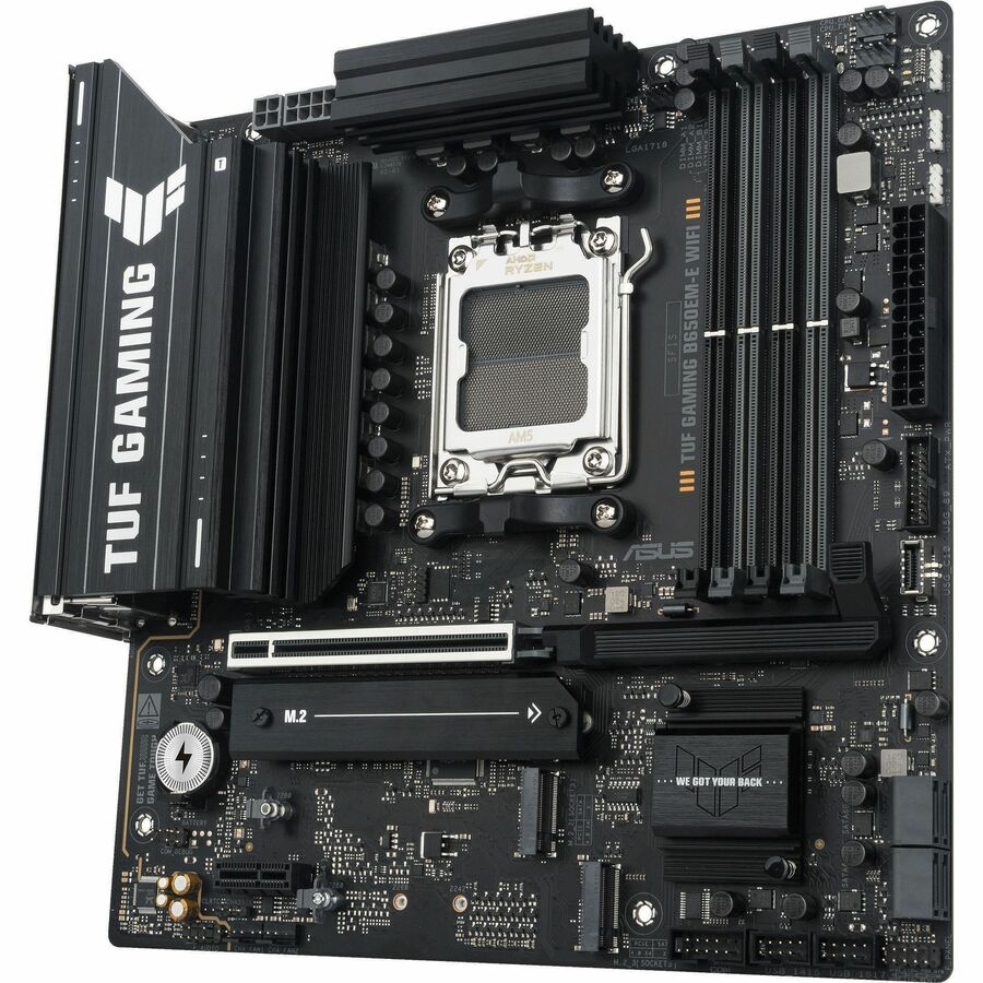 TUF GAMING B650EM-E WIFI Gaming Desktop Motherboard - AMD B650 Chipset - Socket AM5 - Micro ATX TUF GAMING B650EM-E WIFI Gaming Desktop Motherboard - AMD B650 Chipset - Socket AM5 - Micro ATX